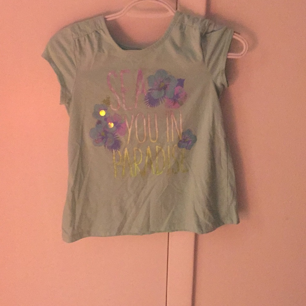 Mint green shirt